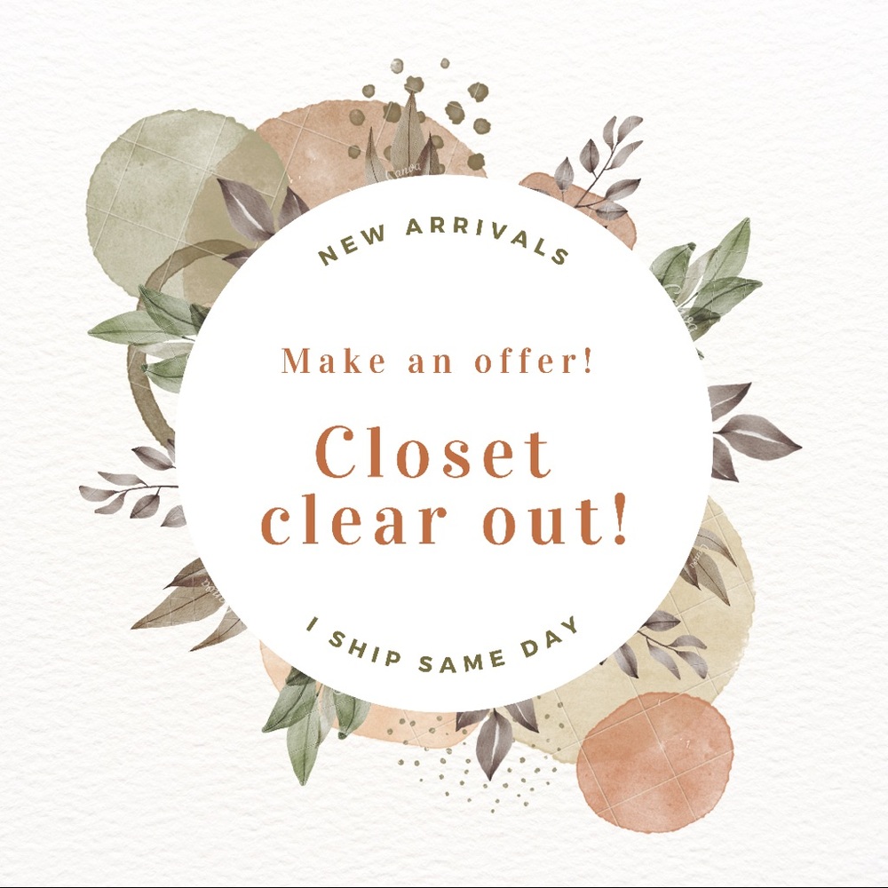 Closet clear out! ✨✨✨